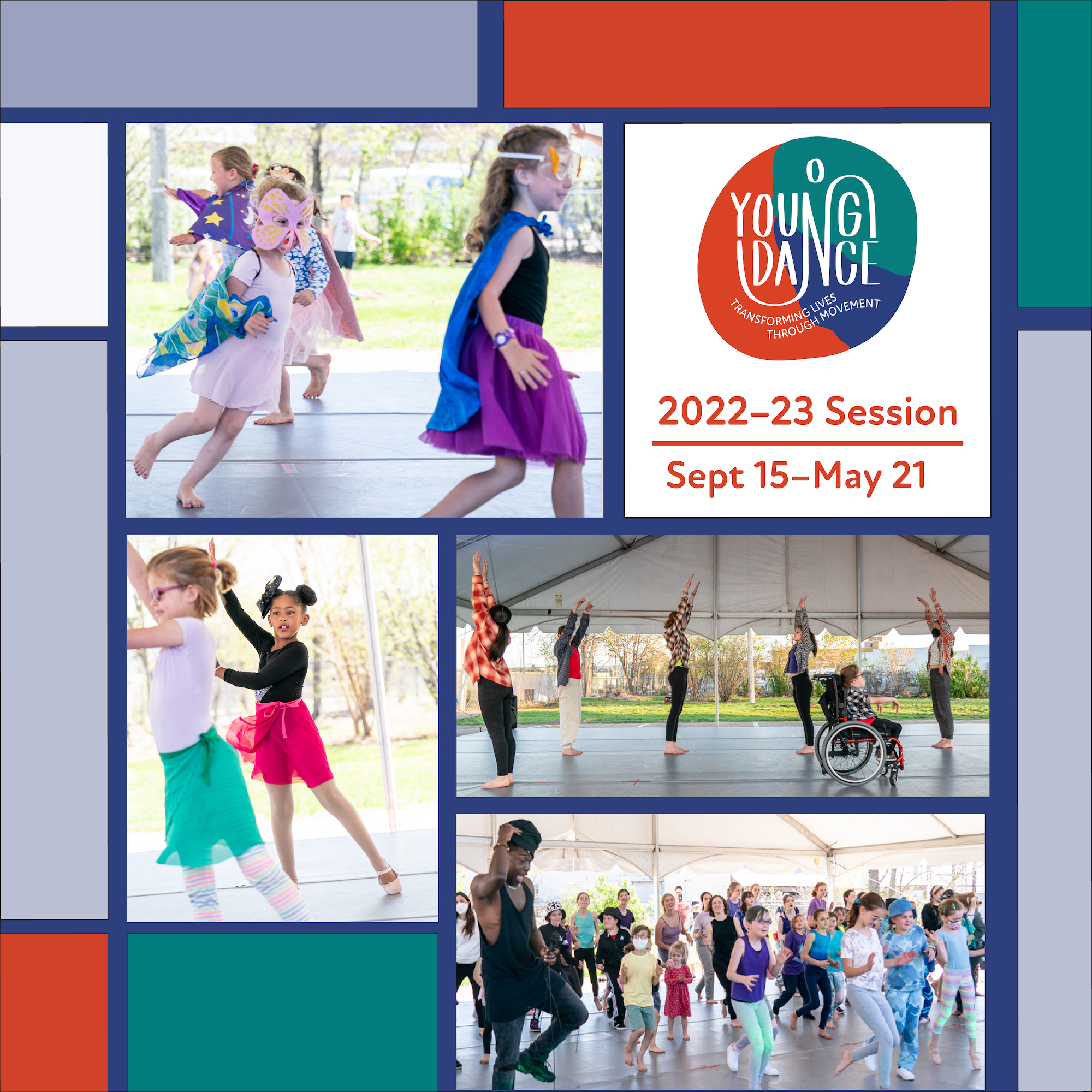 Multiple Images of Young Dance Classes