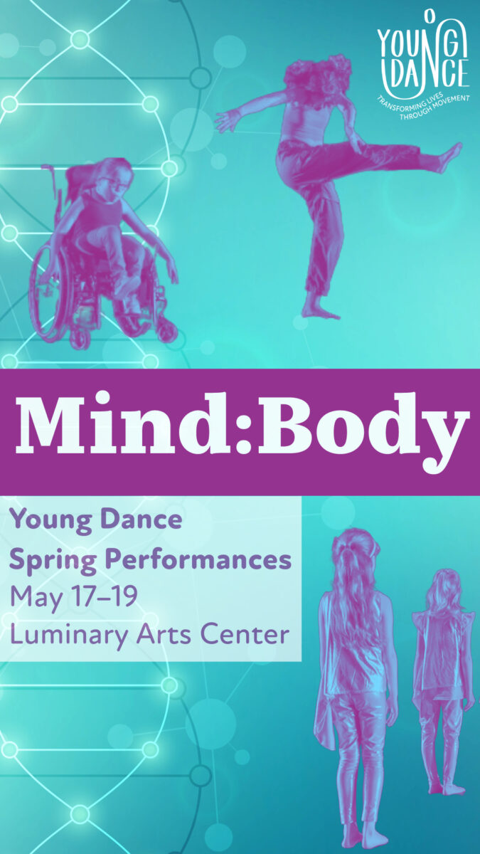 Graphic of Mind:Body performances, May 17–19